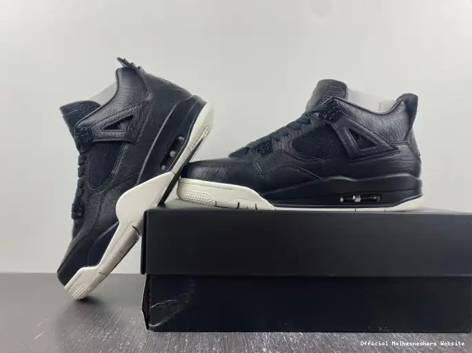 Official Maikesneakers Retro Jordan Pony Black 4 Hair 819139-010 0423